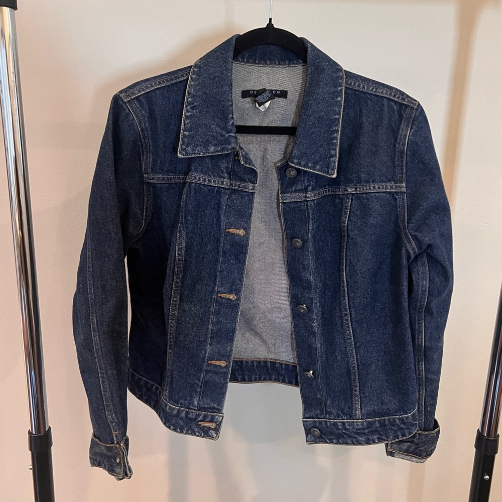 Reaction Kenneth Cole Blue Denim Jacket